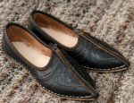 Classic Black Leather Jodhpuri Mojari - Image 6