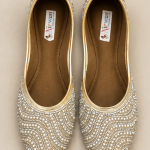 Pearl Waves Embellished Mojari