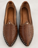 Classic Brown Leather Jodhpuri Mojari