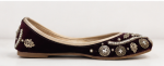 Black Lotus Handpainted Mojari - Image 4