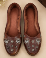 Royal Elephant Oxidized Mojari