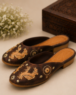 Royal Camel Heritage Jodhpuri Mojari - Image 2