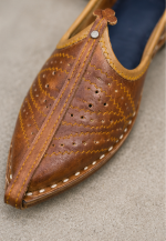 Heritage Tan Leather Jodhpuri Mojari - Image 3