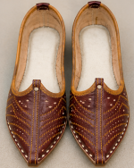 Vintage Brown Leather Jodhpuri Mojari