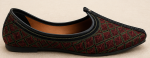 Maroon Diamond Handwoven Ethnic Jodhpuri Mojari & Rajasthani Shoes For Men - Image 5