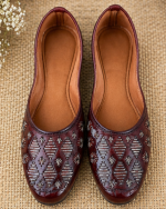 Heritage Diamond Cutwork Mojari