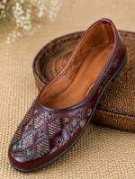Heritage Diamond Cutwork Mojari - Image 4