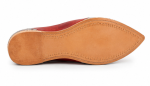 Royal Rajputi Maroon Silver Jodhpuri Mojari & Rajasthani Shoes For Men - Image 5